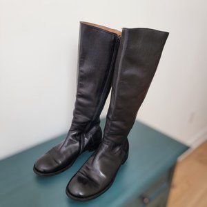 Varda Women's Leather Knee High Boots Size 8.5 (39)